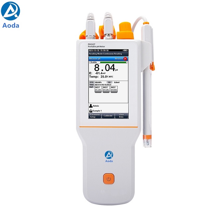 Aoda PH310T Digital Touch screen Portable pH meter