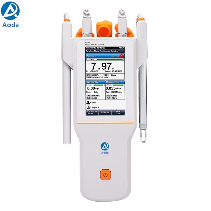 Aoda M310T Portable digital touch screen Multiparameter water analyzer